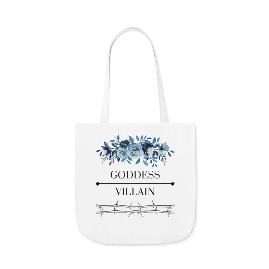 Flowers & Thorns | Canvas Tote | White