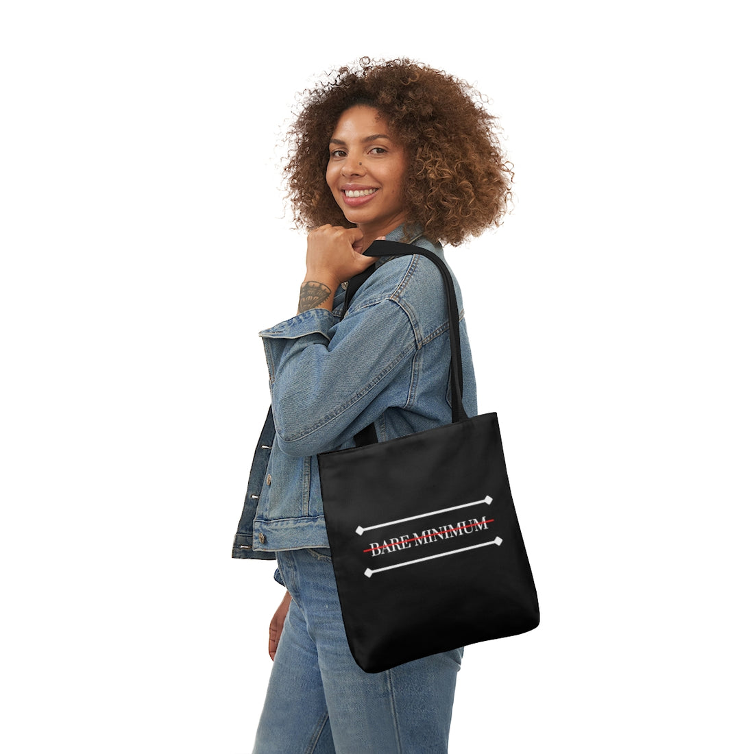 Bare Minimum | Canvas Tote | Black