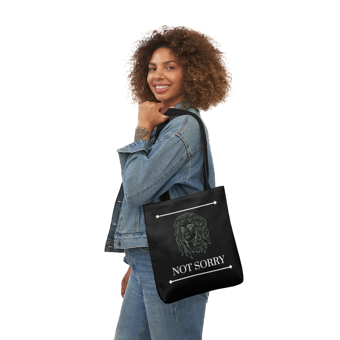 Medusa | Canvas Tote | Black