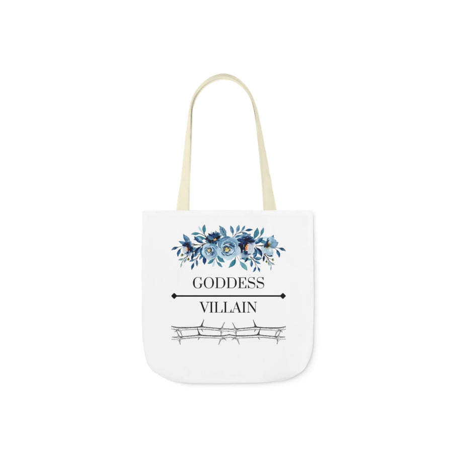 Flowers & Thorns | Canvas Tote | White