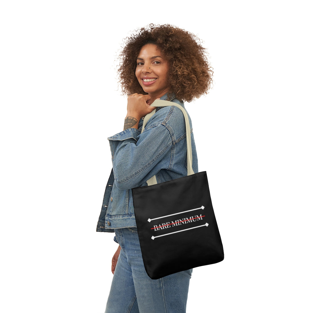 Bare Minimum | Canvas Tote | Black