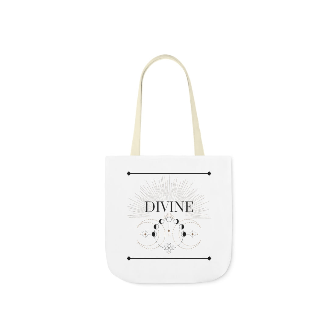 Divine | Canvas Tote | White