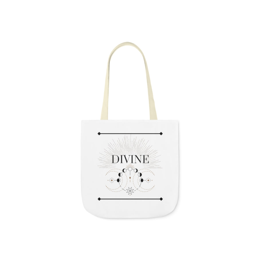 Divine | Canvas Tote | White