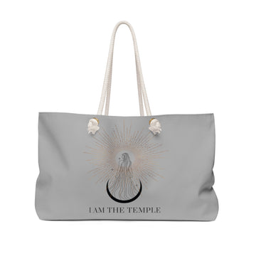 I Am The Temple | Weekender | Light Gray