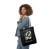 Serpent & Moon | Canvas Tote | Black