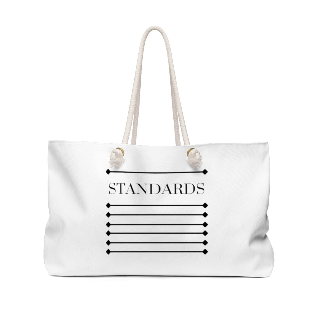 Standards | Weekender | White