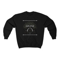 DIVINE | TRIPLE MOON Crewneck Sweatshirt | Black