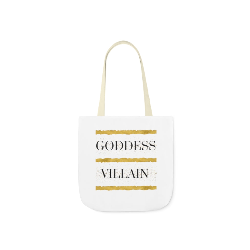 Gold | Canvas Tote | White