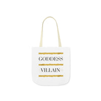 Gold | Canvas Tote | White