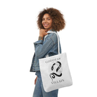 Serpent & Moon | Canvas Tote | White