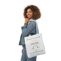 Divine | Canvas Tote | White