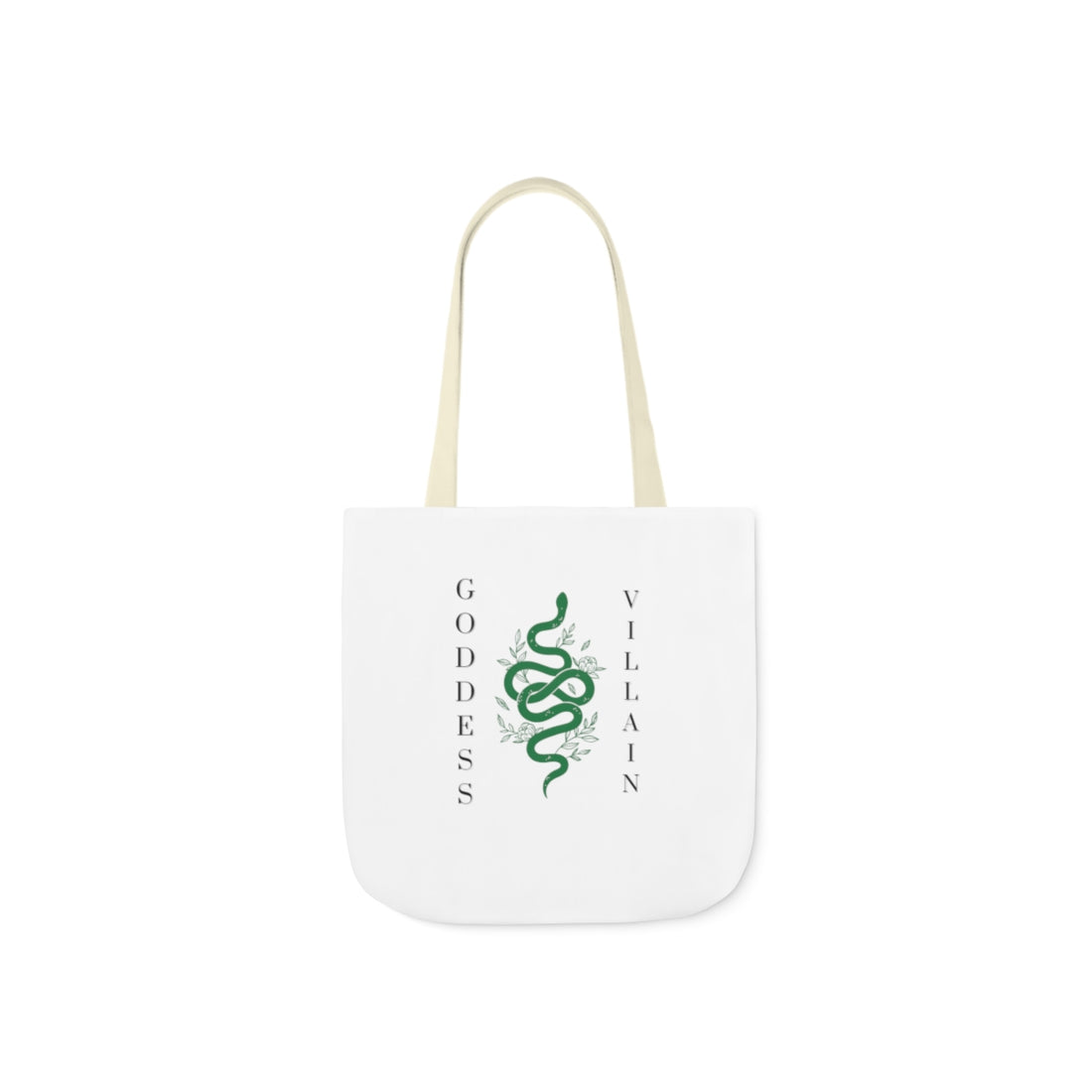 Serpent | Canvas Tote | White