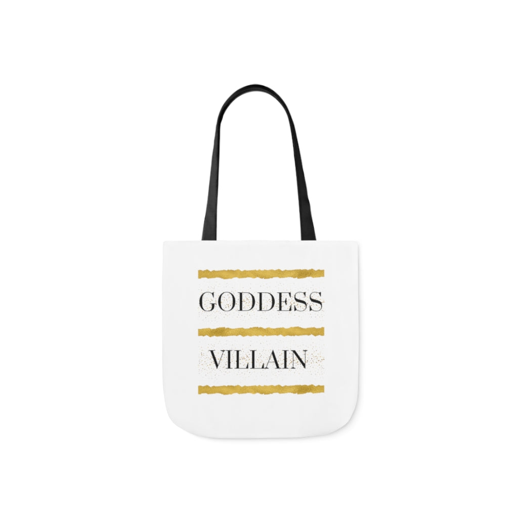 Gold | Canvas Tote | White