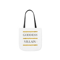 Gold | Canvas Tote | White