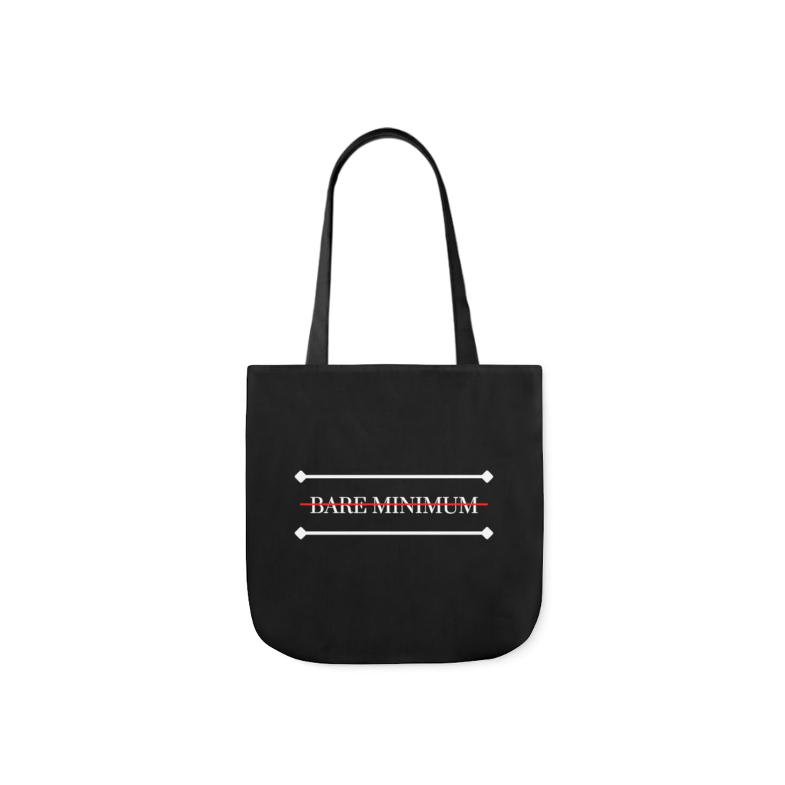 Bare Minimum | Canvas Tote | Black