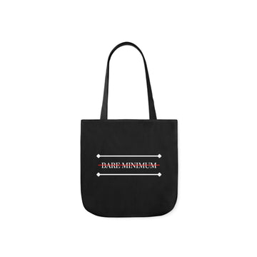 Bare Minimum | Canvas Tote | Black