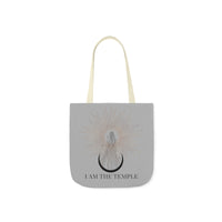 I Am The Temple | Canvas Tote | Light Gray