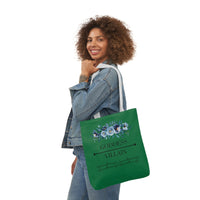 Flowers & Thorns | Canvas Tote | Dark Green