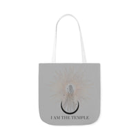 I Am The Temple | Canvas Tote | Light Gray