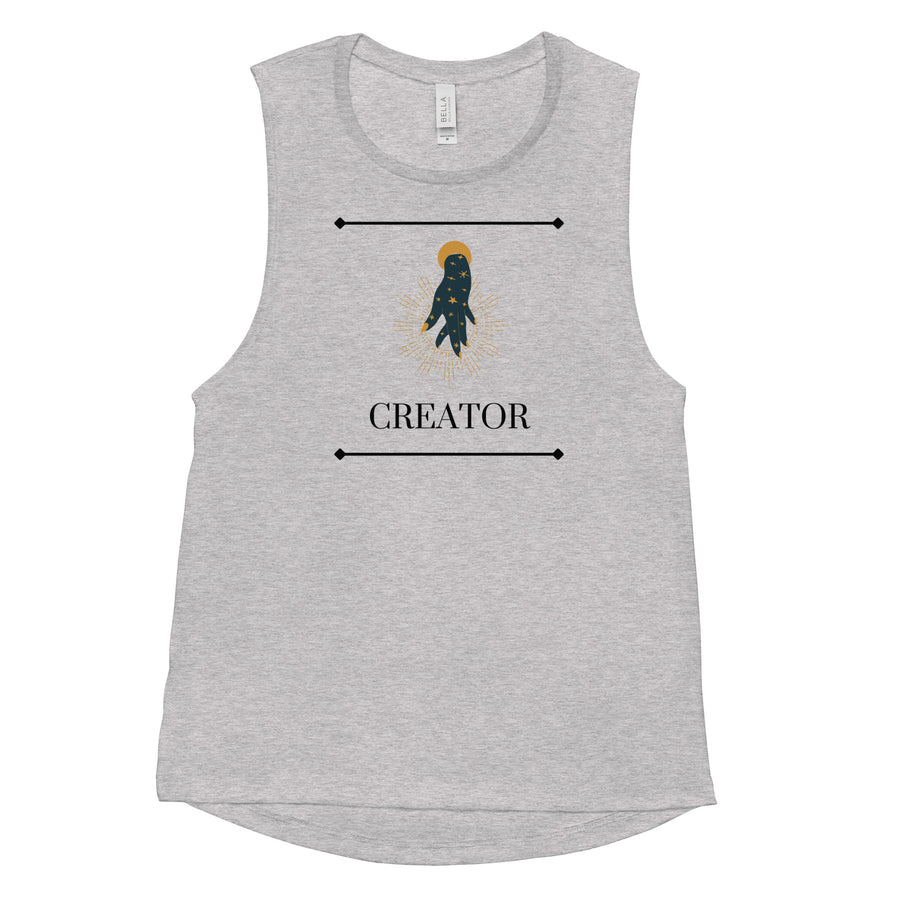 Creator | Flowy Scoop Muscle Tank