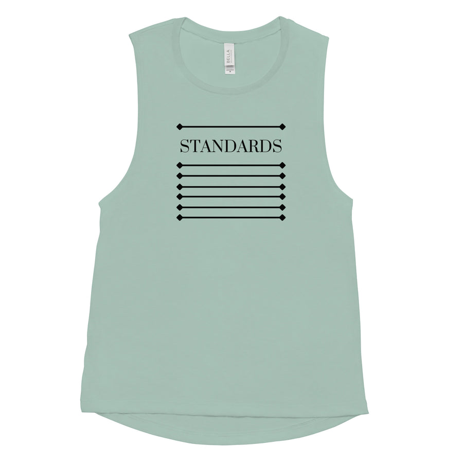 Standards | Flowy Scoop Muscle Tank