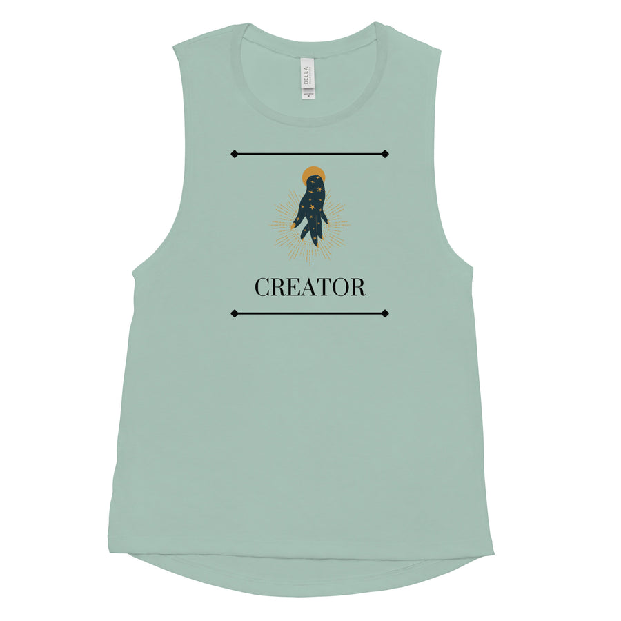 Creator | Flowy Scoop Muscle Tank